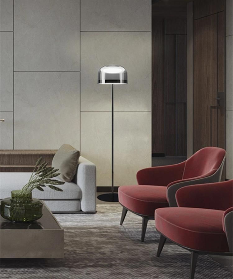 New Creative Light Luxury Nordic Post-Modern Designer Feature Hotel Living Room Bedroom Study Glass Floor Lamp