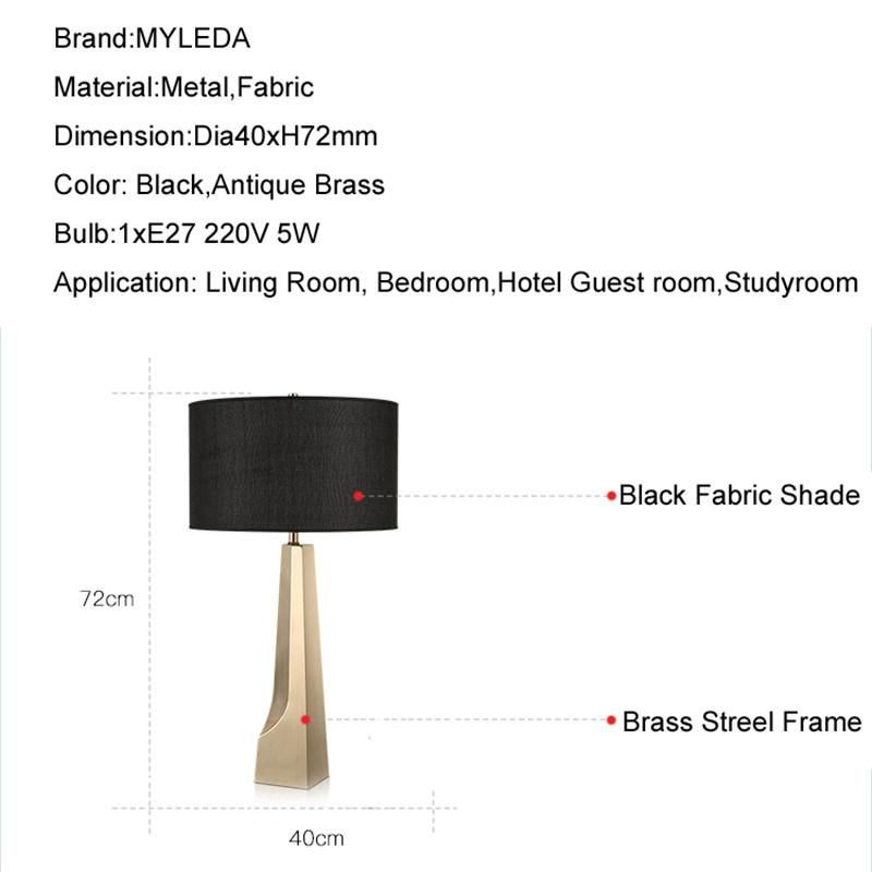 Modern LED Hotel Guestroom Table Light