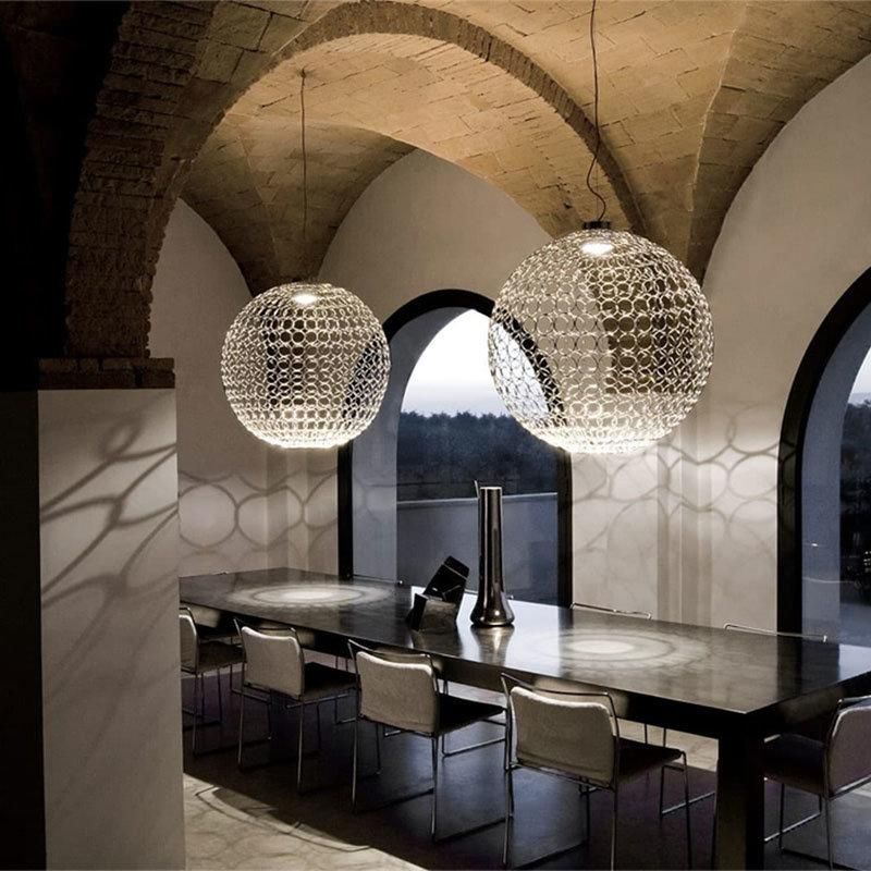 2022 Romantic Modern Crystal Lamp Shades Mall Bedroom Decor Iron Crystal Pendant Light