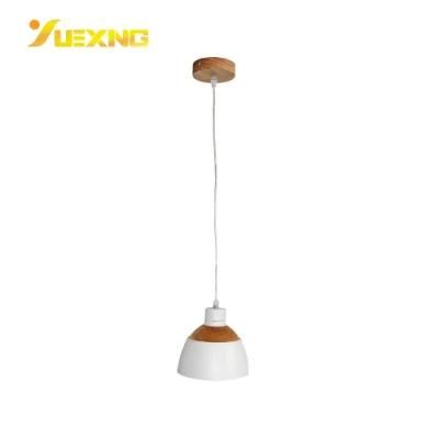 Housing E27 Max 40W Lighting Wooden Iron Wood Pendant Ceiling Lamp Holder LED Chandelier Hanging Lights Lamp for Home Ceiling
