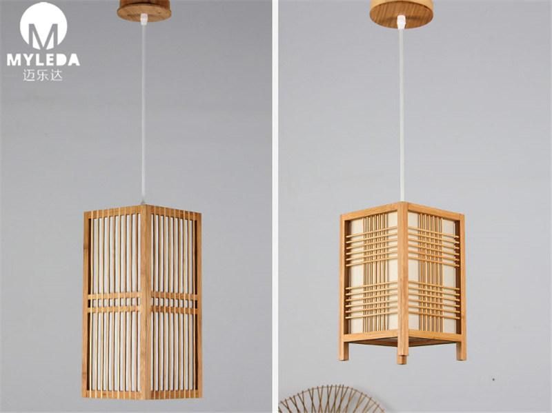Restaruant Chinese Design Rattan Bamboo Pendant Light