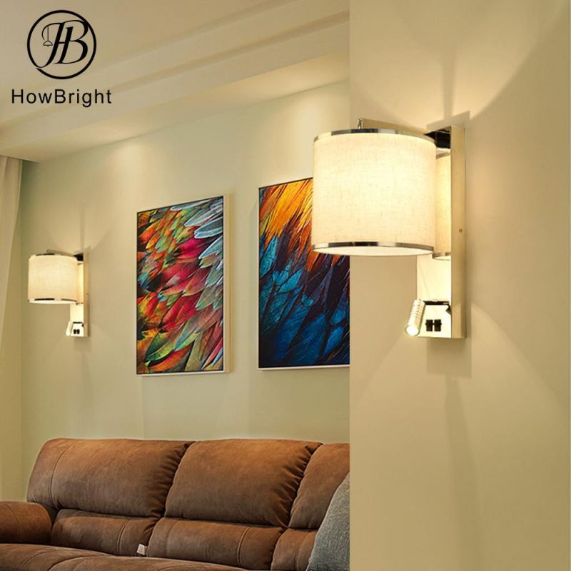 How Bright Indoor Lighting Decorative Hotel Wall Light Bedside Wall Lamp for Livingroom Bedroom & Hotel