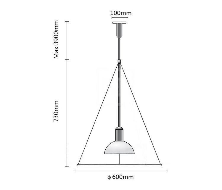 Scandinavian Pendant Light Restaurant Study Bedroom Pendant Lamp Luxury Lamp Decoration Pendant Light (WH-AP-120)