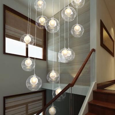 Stairs Floor House Glass Box Pendant Light Fixtures for Indoor Decoration (WH-GP-11)