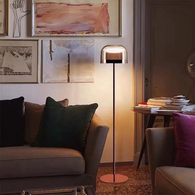 Minimalist Decorative Modern Home Decor Lighting Nordic Floor Lights LED Living Room Standard Fixtures Glass Illumination Bedroom Floor Lamps