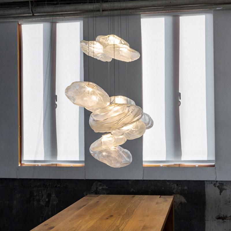 Scandinavian Pendant Light Personality Glass Suspension Bar Decoration Designer Dining Room Pendant Light (WH-AP-252)