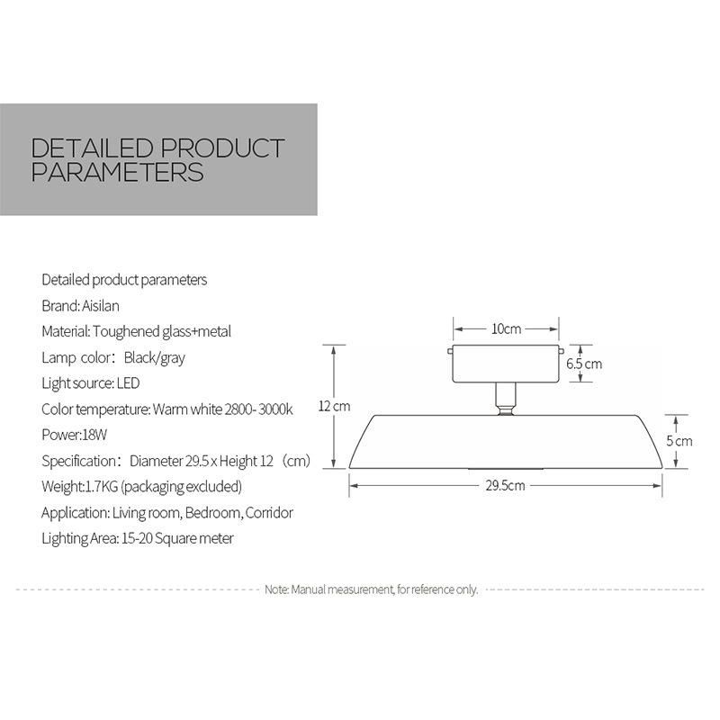 Nordic Ceiling Lights Daily Lighting Modern LED Ceiling Light Surface Mounted Ceiling Lamp (WH-MA-189)
