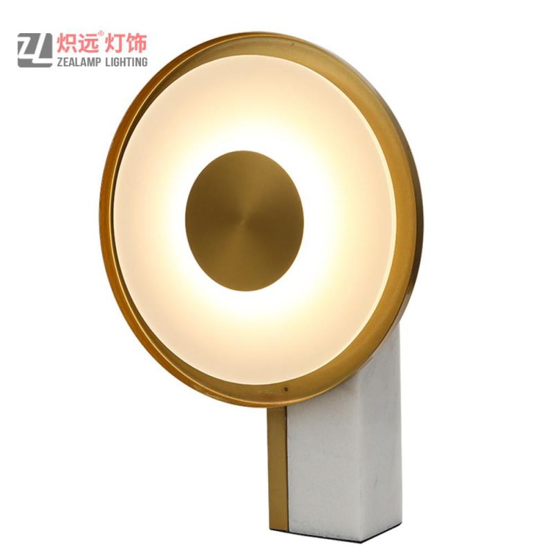 Post Modern Mable Table Lamp LED Decor Lighting for Reception