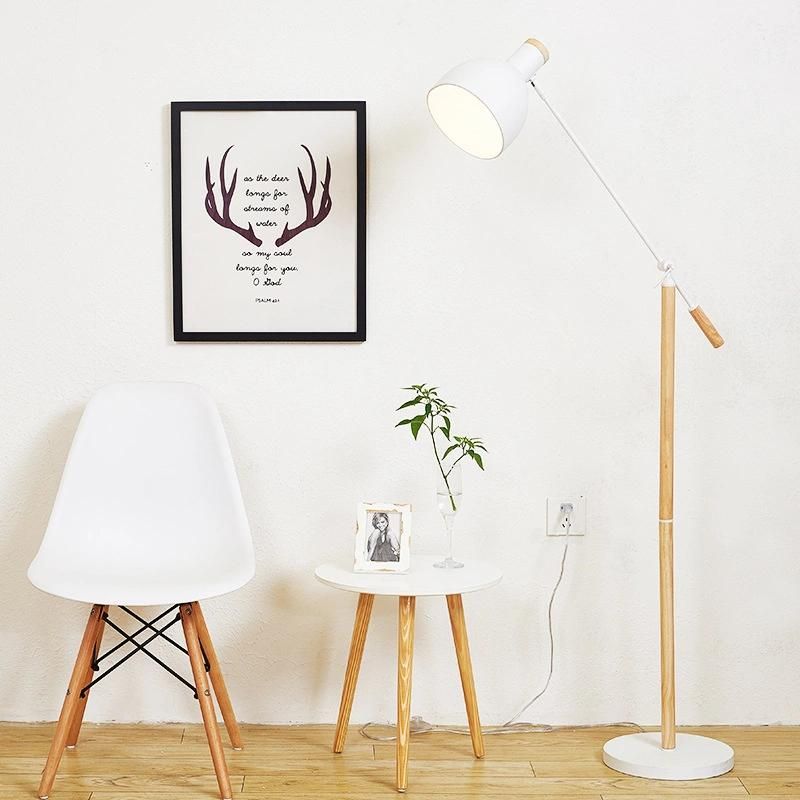 Nordic Floor Lamp Light Switch Modern White Standing Light Living Room Floor Lamp (WH-WFL-12)