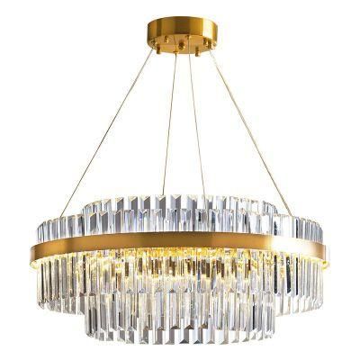 Luxry Indoor Lighting Crystal Chandelier Light Living Room Dining Room Modern Pendant Lamp