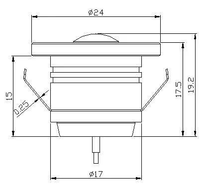 Hot Sale 1W Aluminium Alloy LED Ceiling Light (Slt-02)