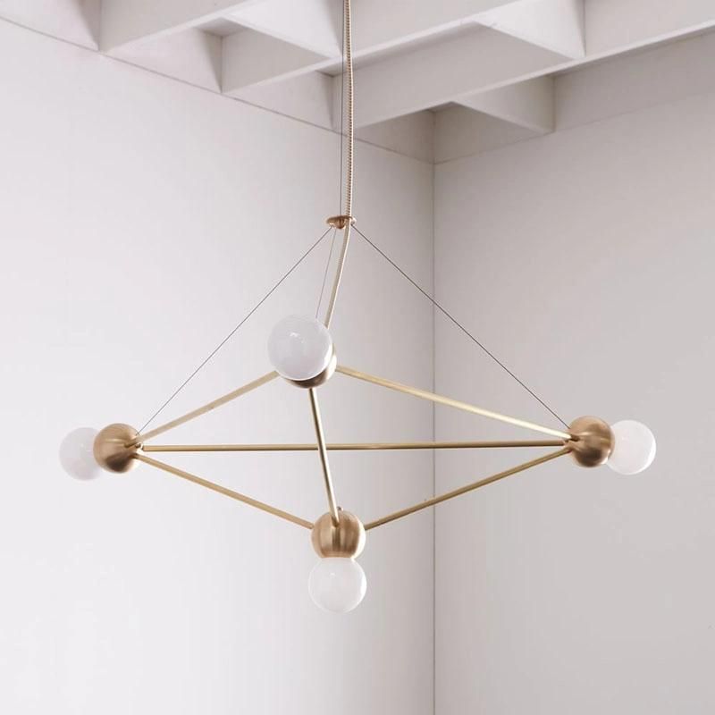 Pendant Lamp Living Room Dining Room Bedroom Metal Ball Chandelier