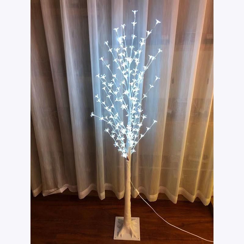 Creative Simulation Peach Blossom White Light Tree Lamp for Gc-Lt-0059
