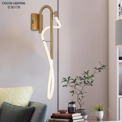 Nordic Modern Metal Gold Bedroom LED Wall Light