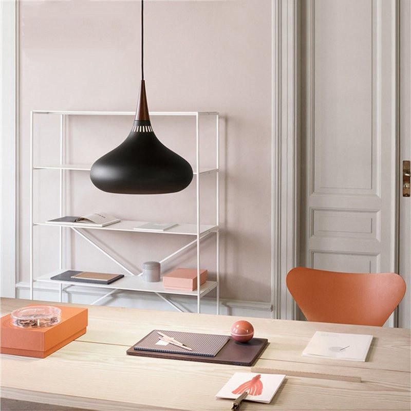 Post-Modern Pendant Lamp Wood Danish Light Design Minimalist Aluminum Light Decoration Orient Pendant Light (WH-AP-126)