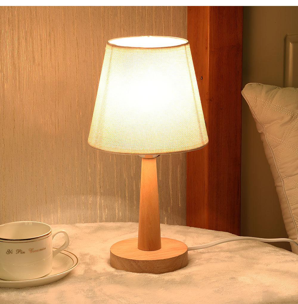 USB Nordic Wooden Decorative LED Table Light