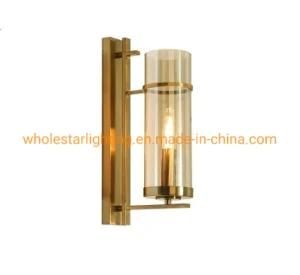 Metal Wall Lamp with Glass Shade / Hotel Wall Lamp (WHW-2129)