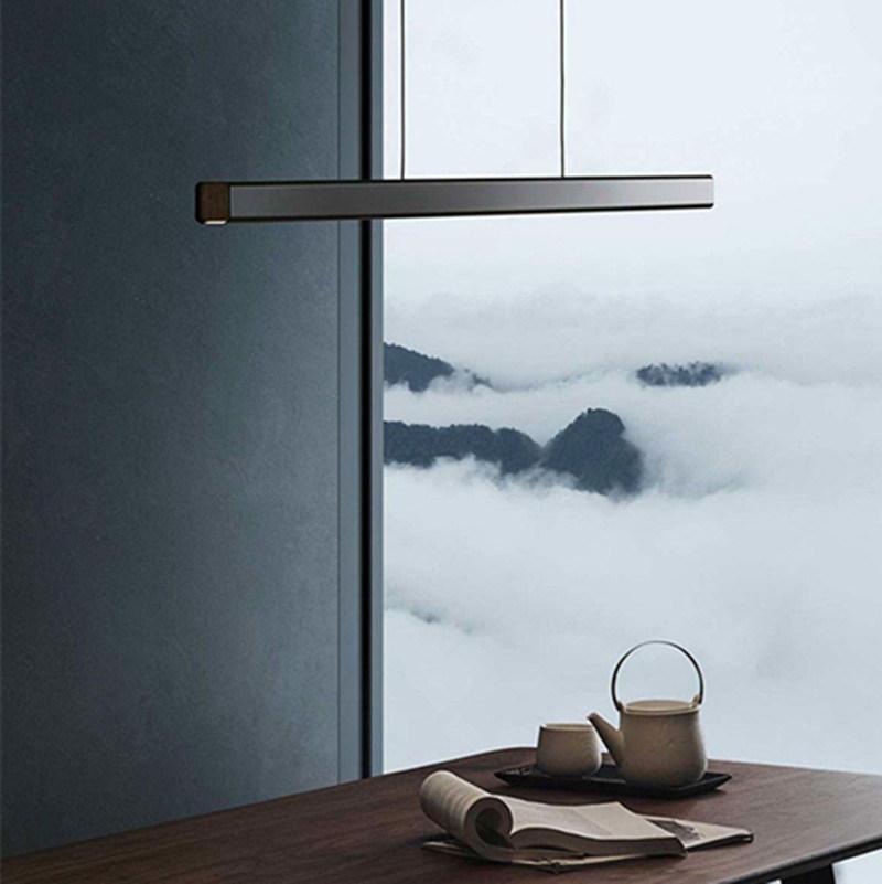 Nordic Minimalist Lamp Design Modern Long Pendant Light Dining Room Suspension Cafe Bar Decor Pendant Lamp (WH-AP-246)