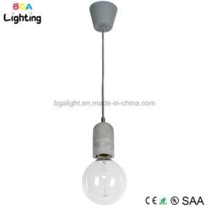 E26 Concrete Simple Design Living Room Pendant Light