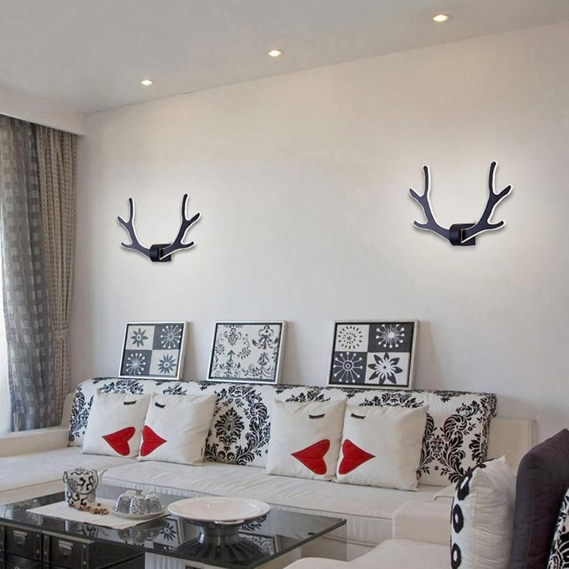 Antler Wall Lamp Bedroom Bedhead Modern Simple Corridor Staircase Lamp Creative LED Light