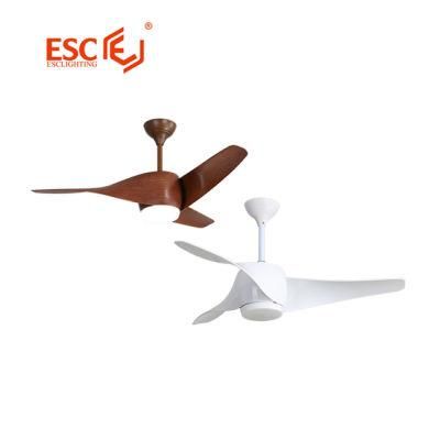 Hot Sale Modern Simple ABS Blade Remote Control Copper Motor Ceiling Fan with Light