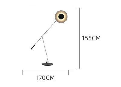 Model Room Floor Lamp Metal Living Room Study Sofa Nordic Bedroom Designer Creative Lamp