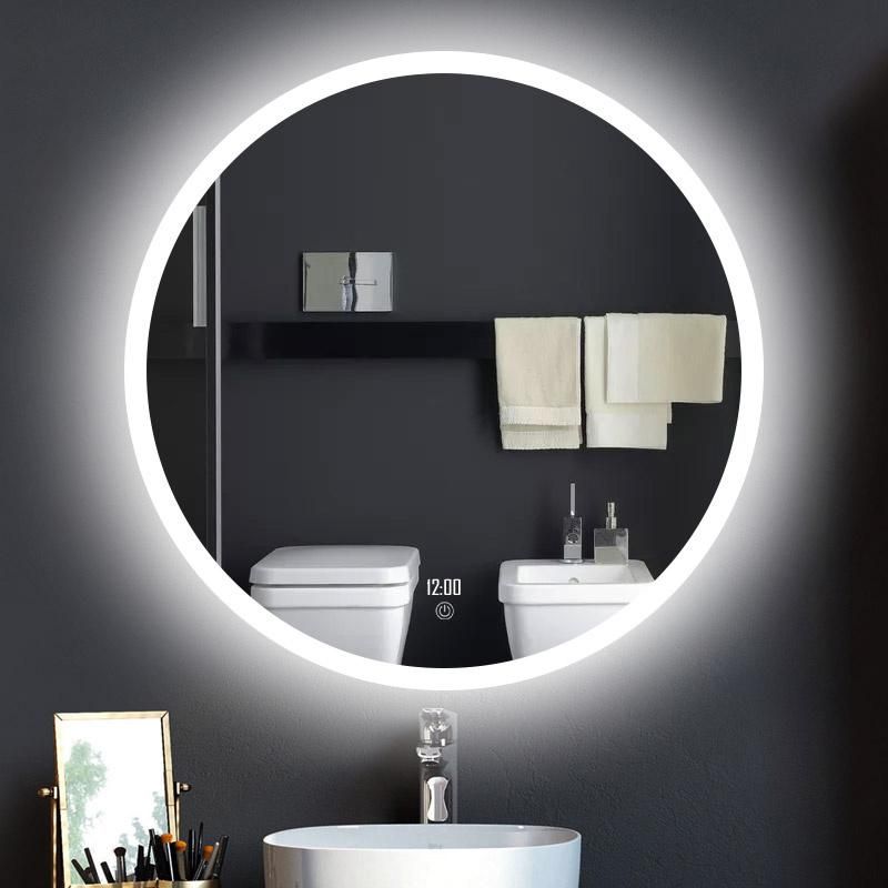 Wholesale Touch Control Indoor Aluminium Square LED Makeup Mirror Wall Lamp Lighting for Bathroom