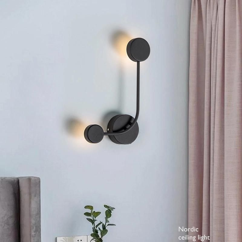 Modern Simple Creative Personality Round Staircase Corridor Wall Lamp Bedroom Wall Light