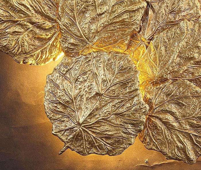 Small Size Modern Copper Wall Lamp Light for Living Room