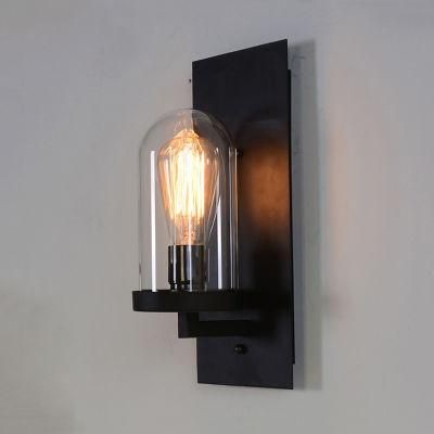 Farmhouse Lighting Retro Loft Glass Lamp Industry Vintage Wall Lights (WH-VR-28)