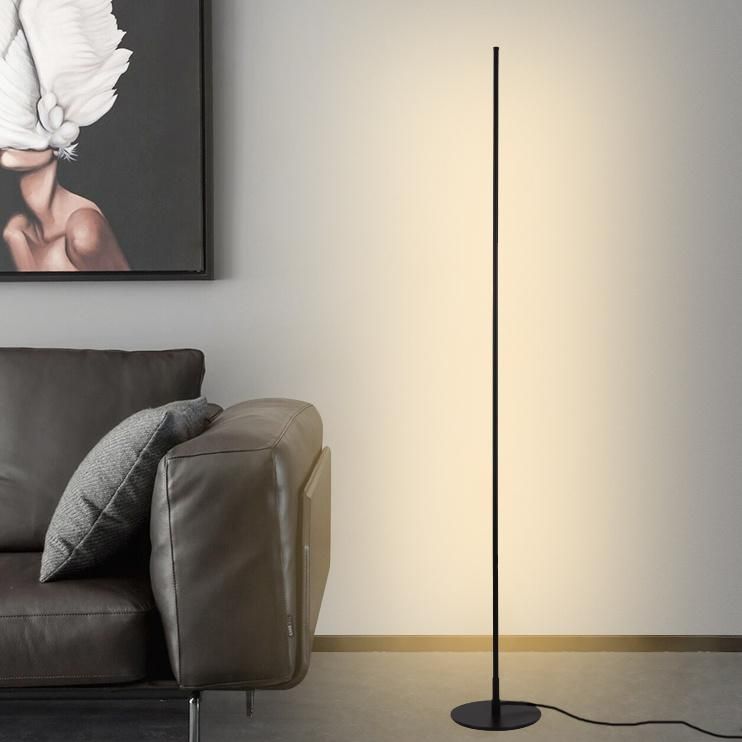 How Bright Hot Sale Modern Decorative Nordic Backside 20W Corner LED Floor Lamp