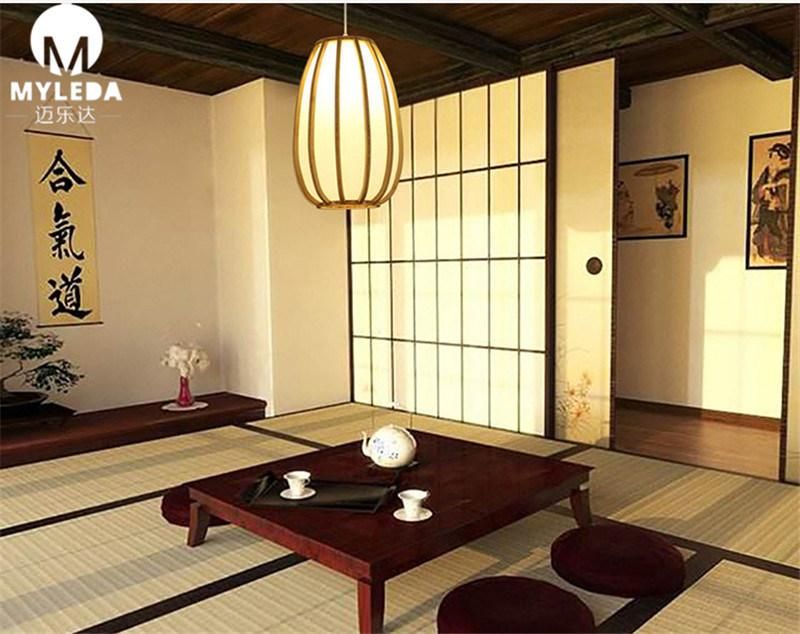Popular LED Ceiling Modern Metal Chandelier Bamboo Pendant Light