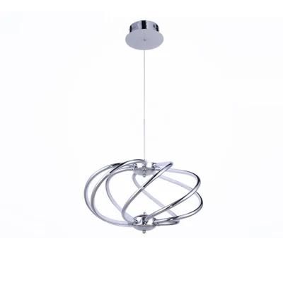 2021 New Bright Aluminum Metal Design Bedroom Modern Pendant Lights