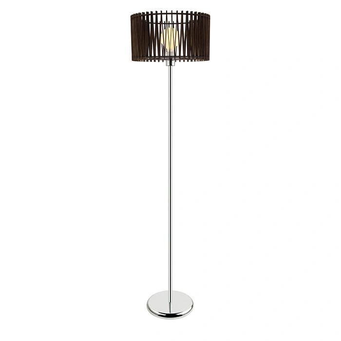 American Design Minimalist Indoor Bedside LED Wood Color Floor Lamp