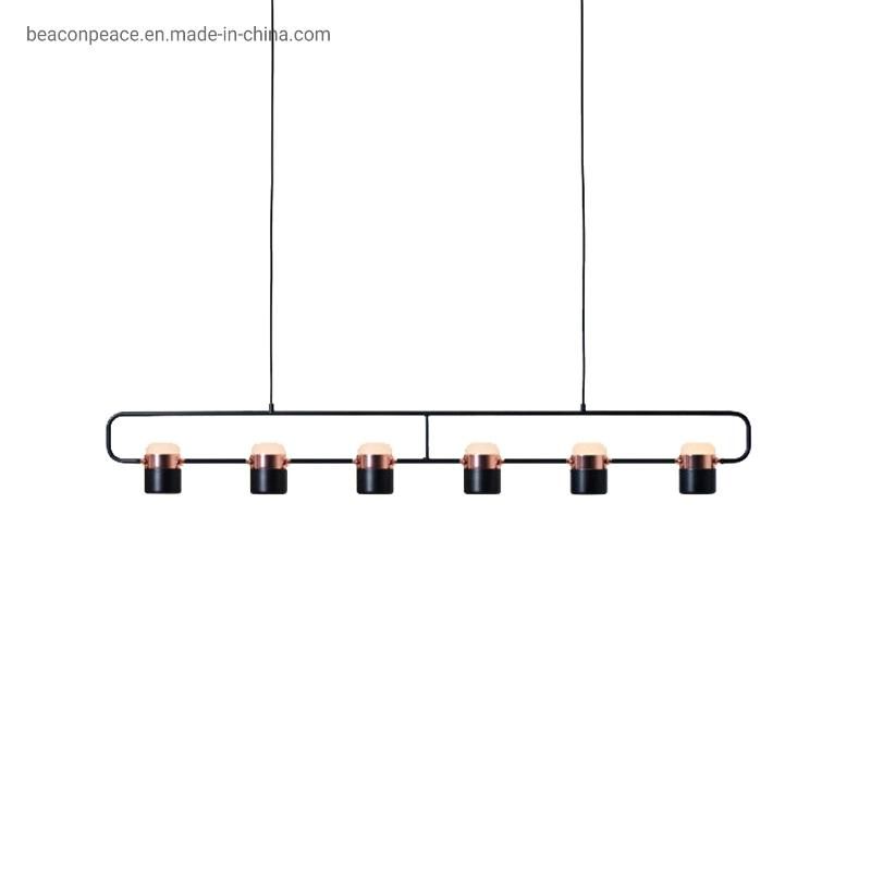 Gold and Black Mini Chandelier Hanging LED Suspended Ceiling Light