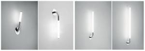 LED Acrylic Tube Light, Modern Light, Wall Light, 360&deg; Light