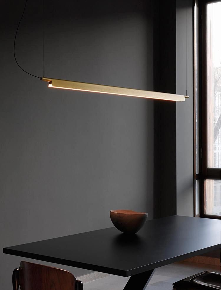 Scandinavian Style Art Pendant Lights Restaurant Bar Creative Long Pendant Light Study Room Suspension Lamp (WH-AP-178)