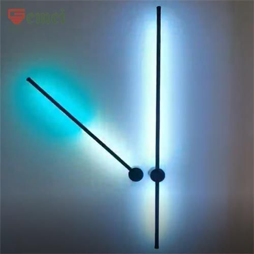 Minimalism Style LED Thin Strip Lighting Aluminum RGB Wall Light