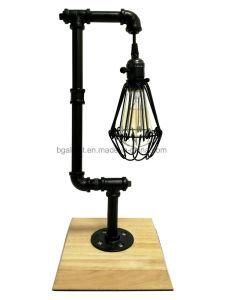 E26 Socket Vintage Pipe Table Lamps for Living Room