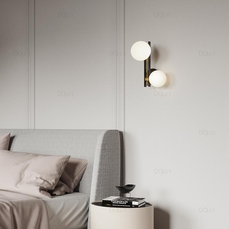 Double Light Source Wall Lamp Simple Style Bedroom Lamp Bedside Lamp