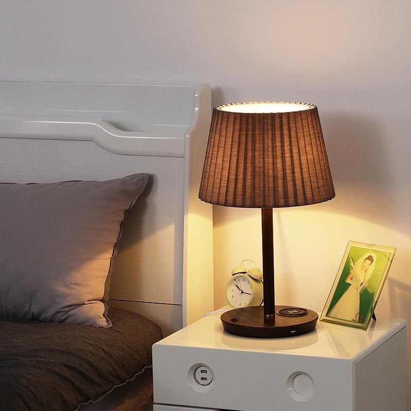Wooden Vintage Nightstand Lamps Reading Lamp Study Light Dining Lamp