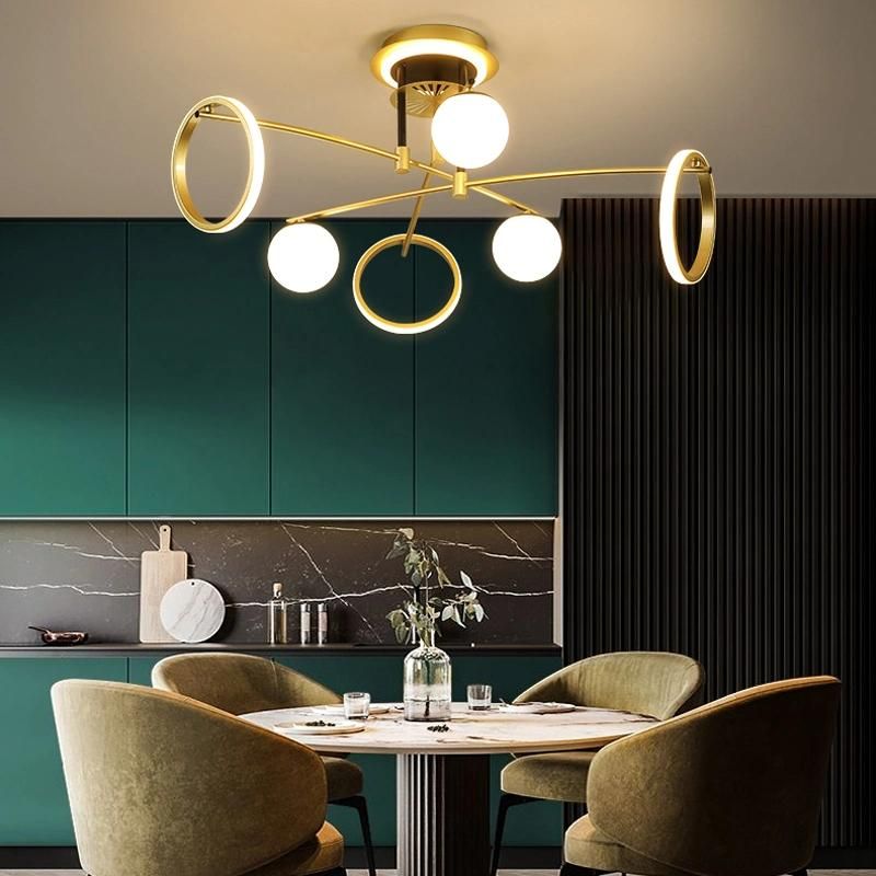 Luxury Modern Ceiling Light Simple Branch Diningroom Light Living Room Lamp