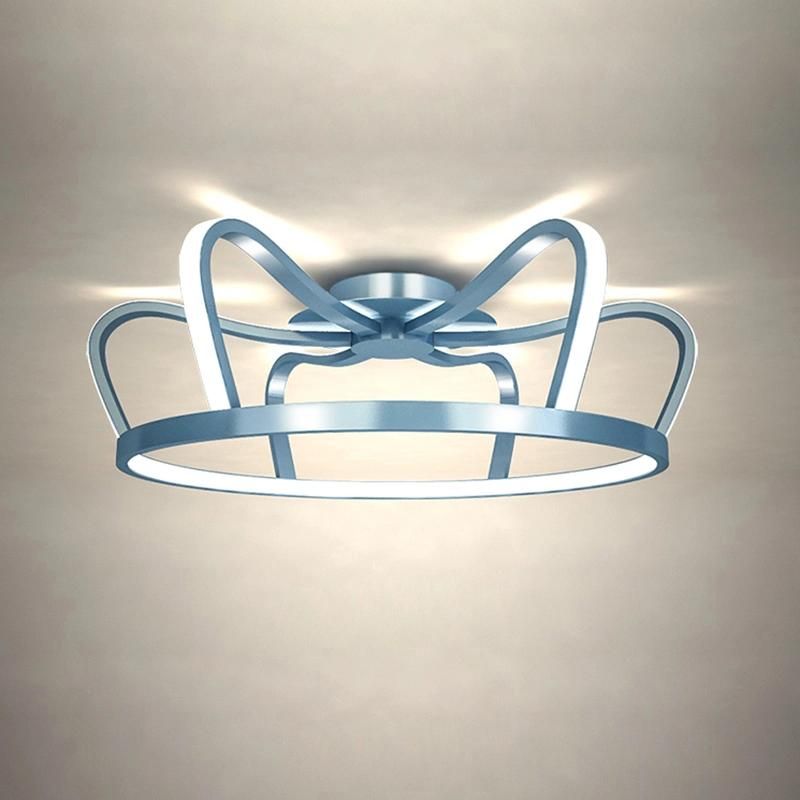 Bedroom Ceiling Light Crown Children Room Light Creative Personality LED Lamp