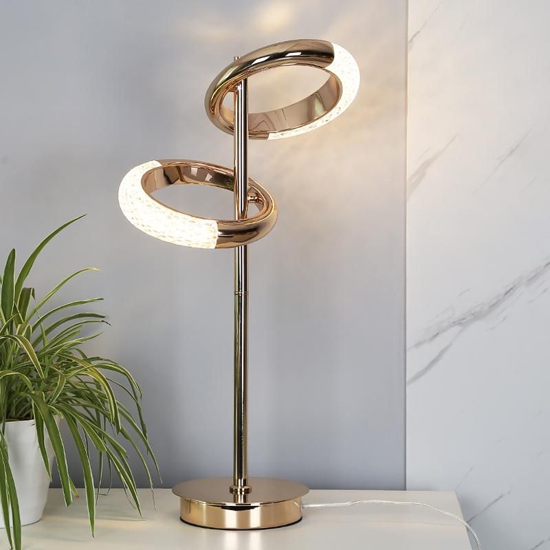 Living Room Floor Lamp Bedroom Minimalist Light Luxury Nordic Net Red Ins Design Gold Floor Lamp (WH-MFL-82)