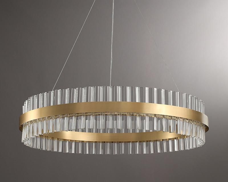 Crystal Chandelier Light Living Room Dining Room Modern Pendant Lamp Simple Luxury