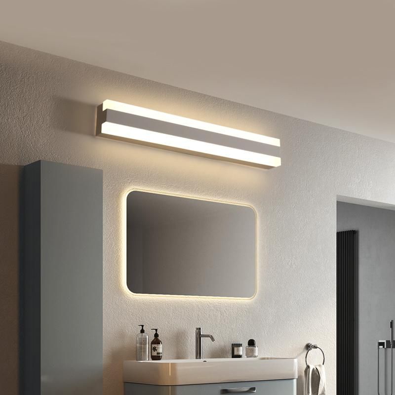 Zhongshan Factory IP44 Bathroom Home Decorative Lighting Acrylic LED Mirror Lamp Wall Light