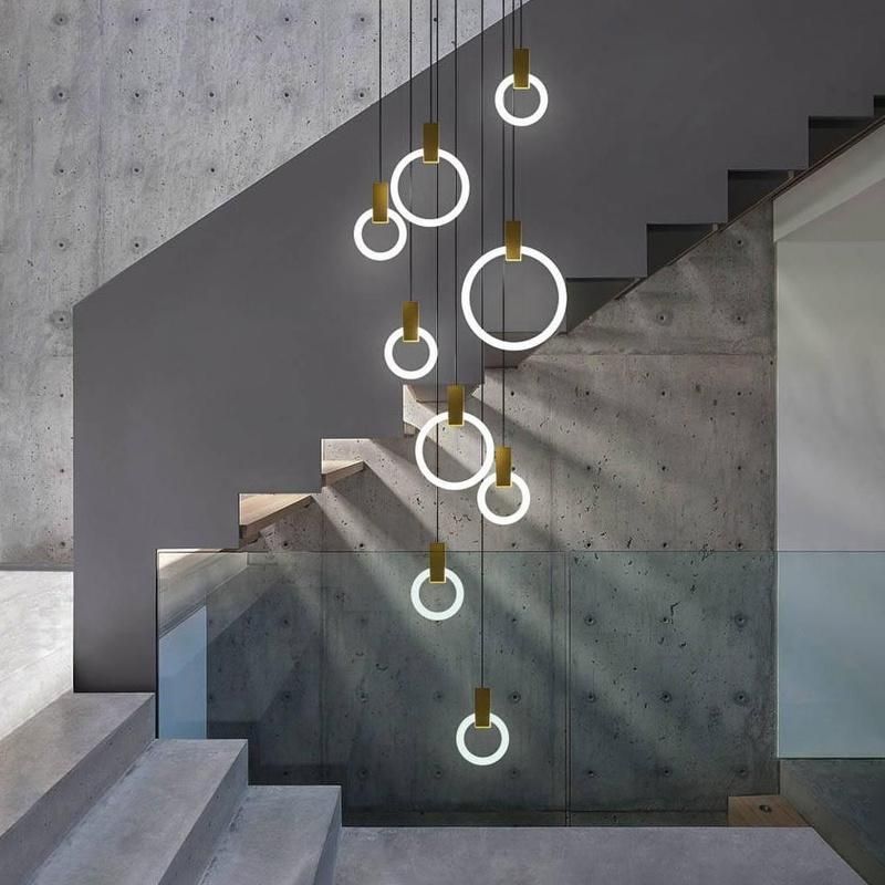 Suspension Loop Design Pendant Lamp Chandelier Bedroom Lamp Living Room Lamp
