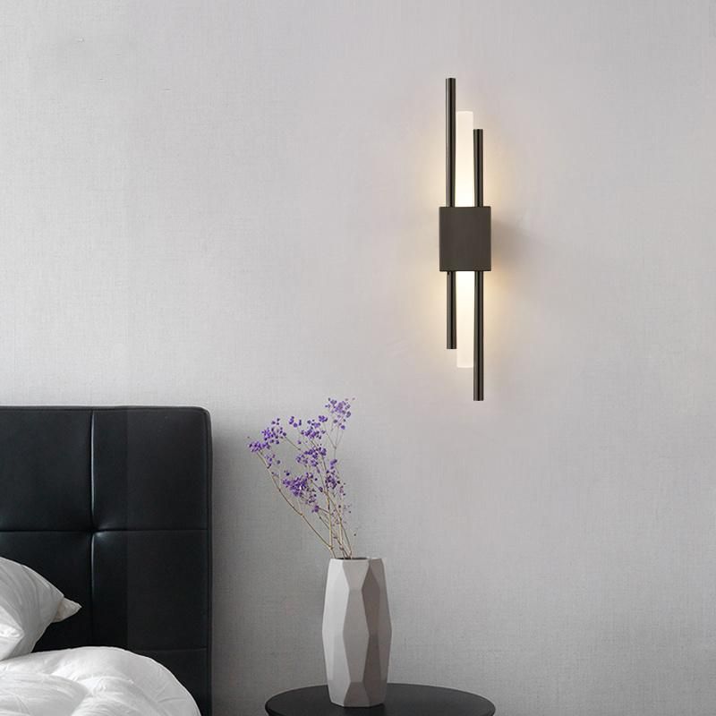 All Copper Bedroom Bedside Lamp Post Modern Living Room Wall Lamp