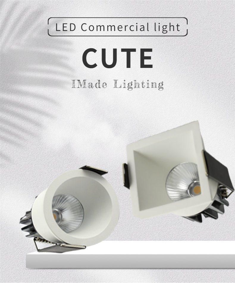 Imade Factory Super Hot Sale Downlight LED Spotlight 6W 8W Indoor Spot Recessed COB Down Light