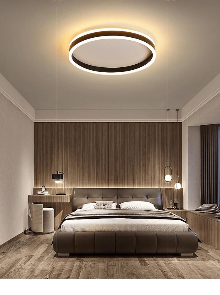 Nordic Minimalist Bedroom Round Surface Mounted Acrylic Living Room Office Modern LED Ceiling Lamp